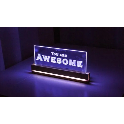 Crystal Lite Modern Glow Signs