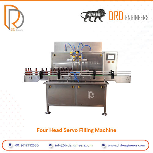 Four Head Servo Filling Machine