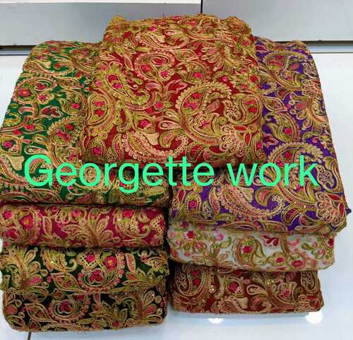 Georgette Heavy Work - Attributes: Shinny