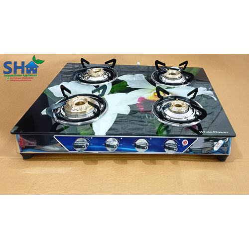 Four Burner Digital Square Gas Stove