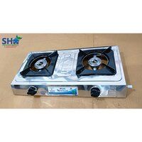 Two Burner Stainless Steel Gas Stove