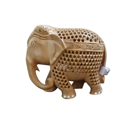 Wood Wooden Jali Elephant