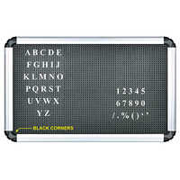 Plastic Letters Display Board - Application: Industrial