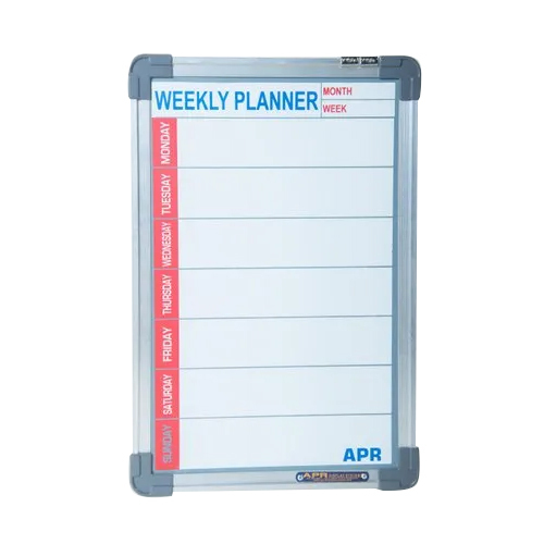 Aluminium Weekly Planner Board