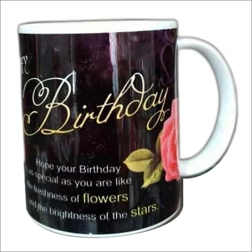 Birthday Printed Ceramic Mug