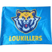Printed Sports Flags - Polyester Material, Custom Sizes Available , Aluminium Flagpole Compatible, Perfect For Sports Events And Home Display