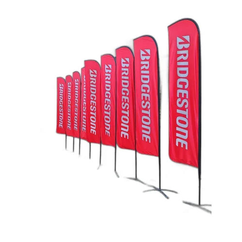 Acrylic Promotional Feather Flag