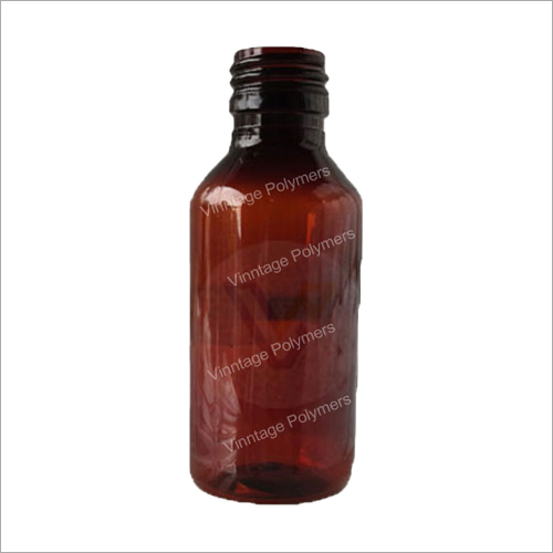 लाल 100 मिली पीईटी बोतल