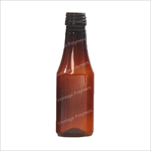 200 ML Pet Bottle - Plastic, Diameter: 153.3 mm, Height: 56.8 mm | Narrow Flip Top Lid, Easy Open End, Durable, Lightweight, Round Shape