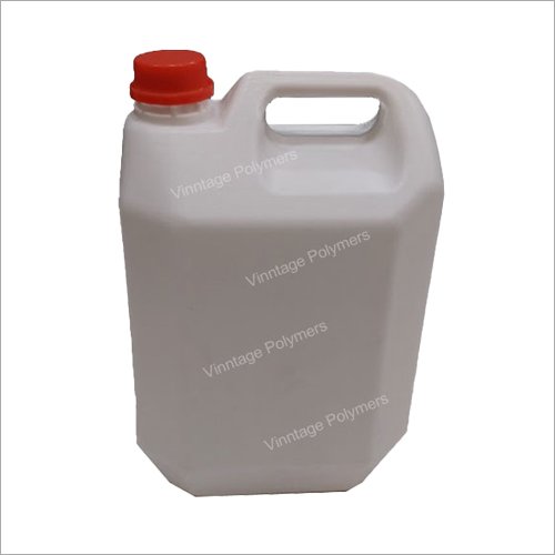 5 Ltr Jerry Can - High-Density Polyethylene 360x200x440 mm Rounded Rectangular Shape | Durable Container with Multiple Carry Handles