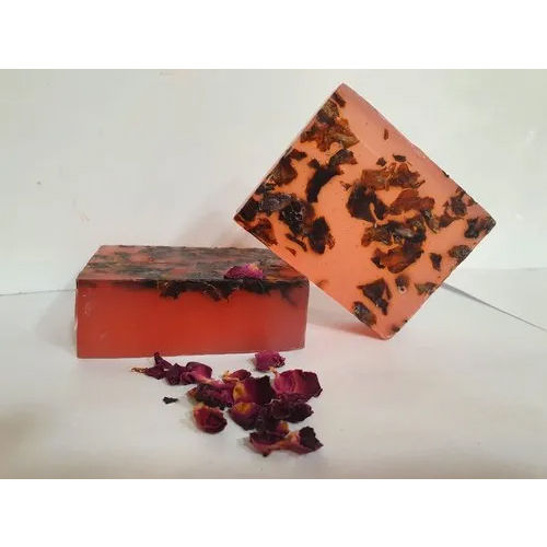 Brown Natural Handmade Luxurious Rose Petal Soap