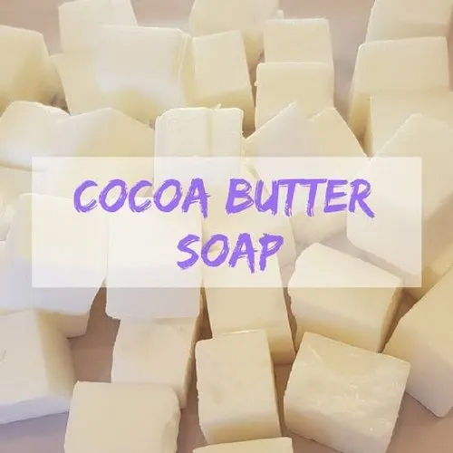 White 50G Cocoa Butter Soap