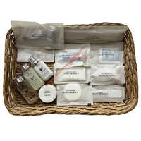 Premium Butter Paper Guest Amenity Kit - Plain White, 100 gm Net Weight, Personal Usage, Boxed Packaging
