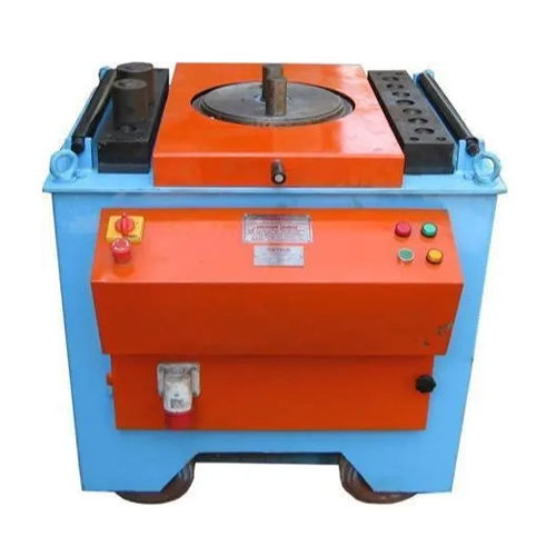 Black And Orange Bar Bending Machines