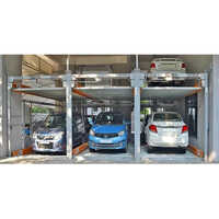 Car Parking System - Mild Steel Silver Color | Industrial & Outdoor Usage 1 Year Warranty