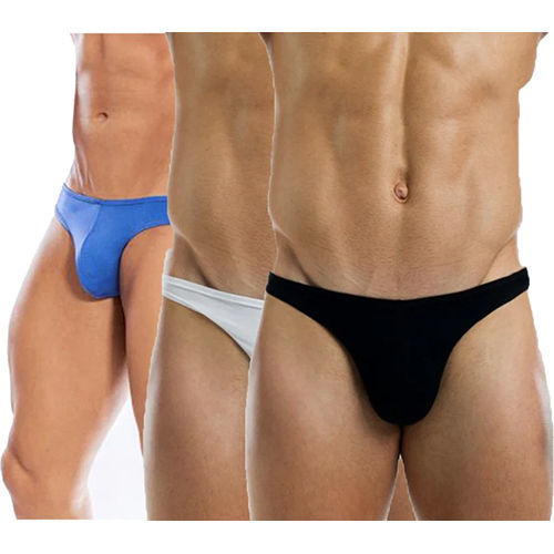 Bruchi Club Mens White Blue Black Anti-Bacterial Bamboo Briefs