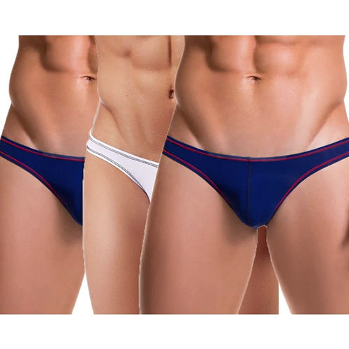 Bruchi Club Antibacterial Bamboo Briefs for Men White Blue