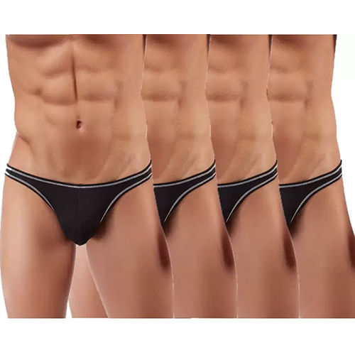 Bruchi Club Antibacterial Bamboo Briefs for Men in Black