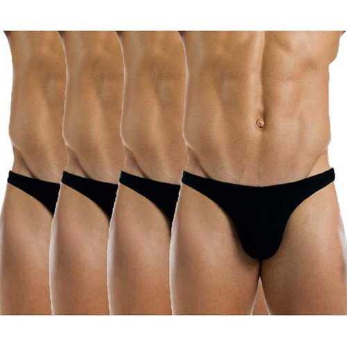 Bruchi Club Men's Bamboo spandex Antibacterial Black Brief