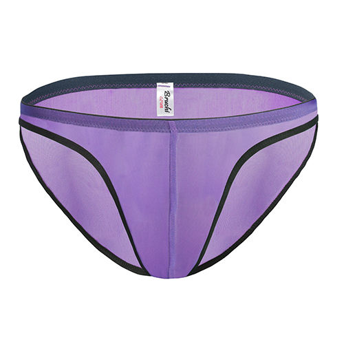 Bruchi Club Men Transparent Briefs In India Ultra Violet