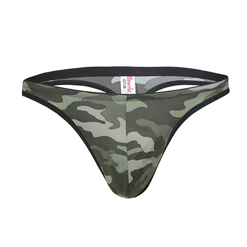 Bruchi Club Nylon Printed Men Thong Briefs