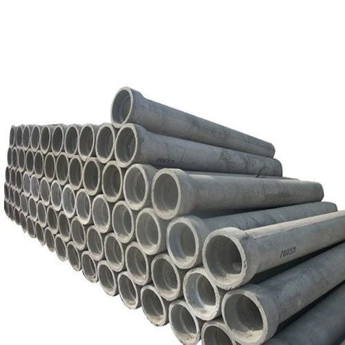 Grey Cement Round Pipe