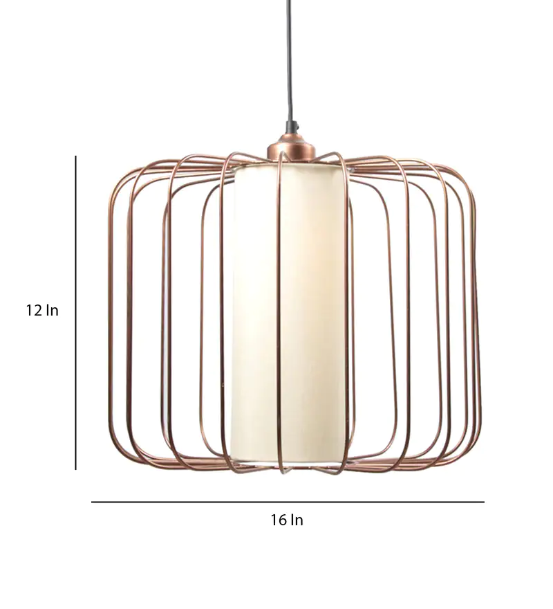 Gold Glass  Iron Single Hanging Light Pendant