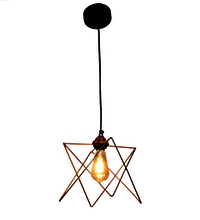 Metal Hanging Light Pendant Star Shape High Quality