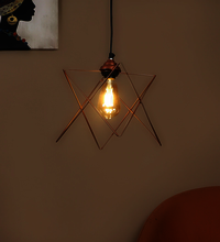 Metal Hanging Light Pendant Star Shape High Quality
