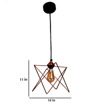 Metal Hanging Light Pendant Star Shape High Quality