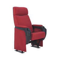 1100x630x780mm Helmi Slider Silver Cinema Seat