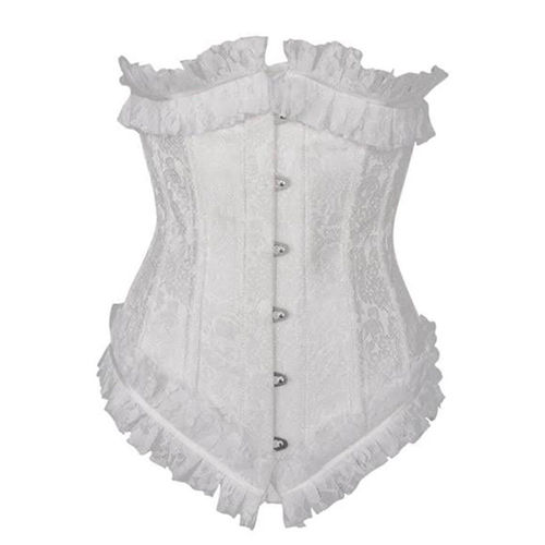 White Satin Corset