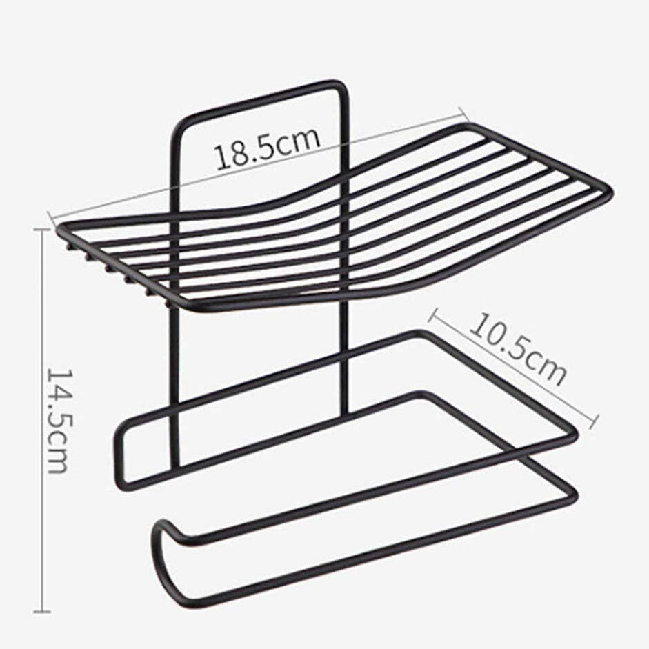 WALL MOUNTED TISSUE/TOILET PAPER HOLDER (1760)