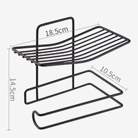 WALL MOUNTED TISSUE/TOILET PAPER HOLDER (1760)