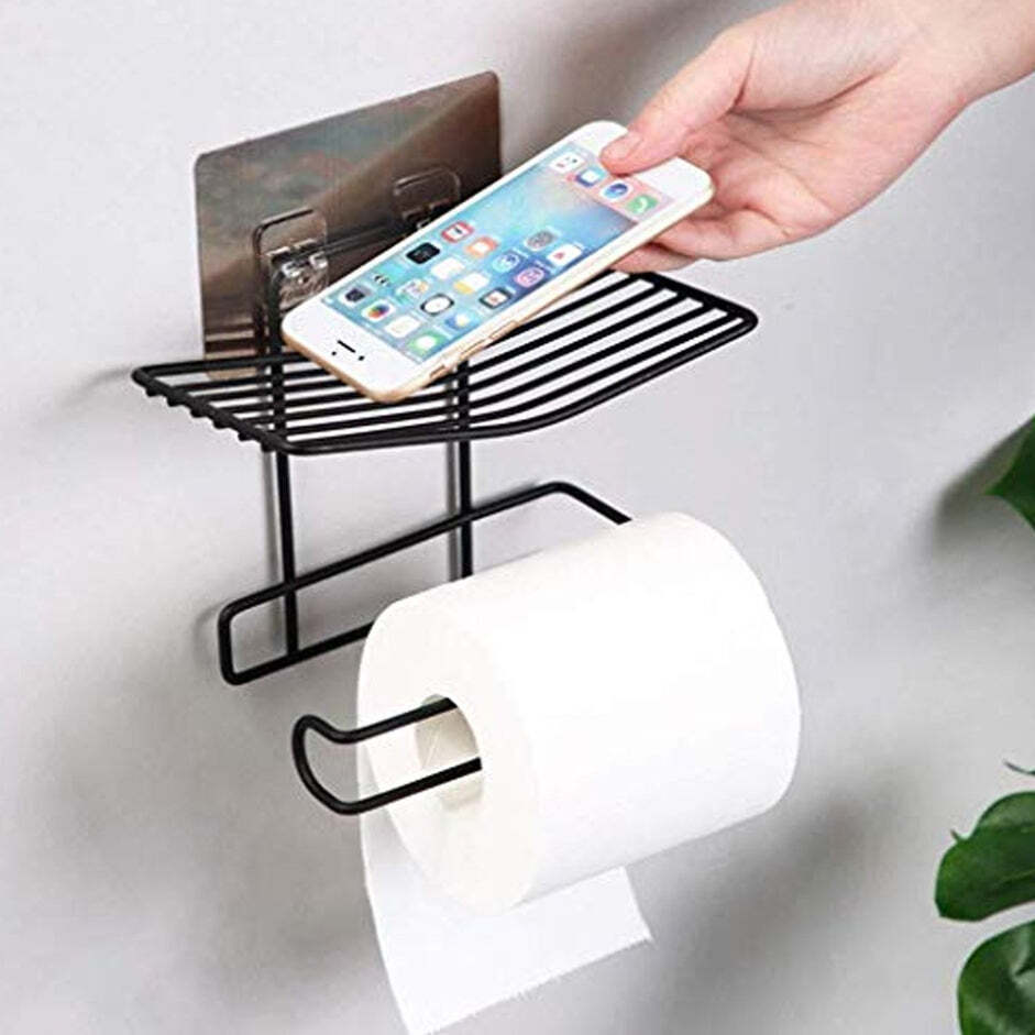 WALL MOUNTED TISSUE/TOILET PAPER HOLDER (1760)
