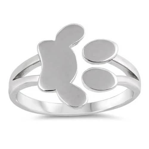 925 Sterling Silver Pretty Handmade Animal Ring Plain Silver Ring