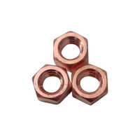 Copper Nuts - Stainless Steel, Galvanized Finish | Industrial Use, Durable Performance For Heavy-duty Applications