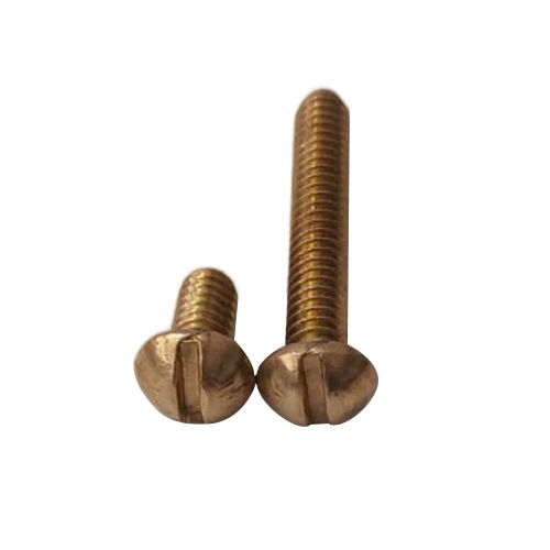 Galvanized Slotted Brass Head Screw