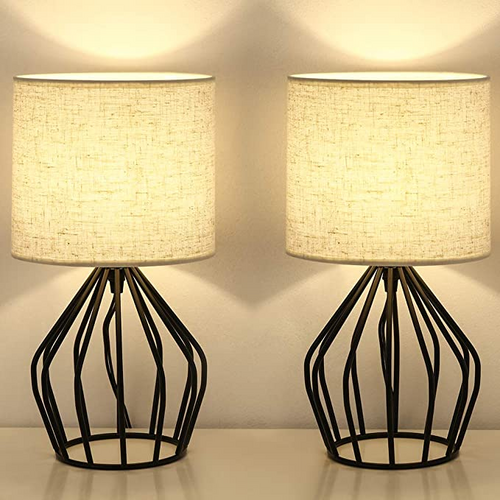 Metal Table Lamp Round Shape