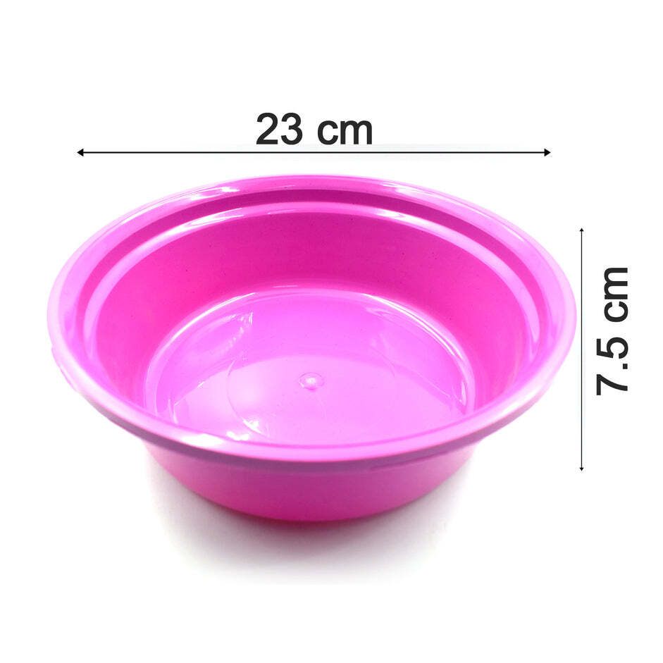 ROUND PLASTIC BASIN AND PLASTIC MIXING BOWL SET PACK OF 3 (2592)