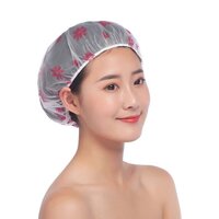 SHOWER CAP BATH SHOWER CAP WOMEN REUSABLE WATERPROOF WOMEN SHOWER (6030)