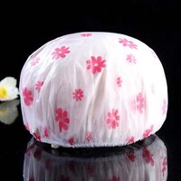 WATERPROOF SHOWER CAP REUSABLE BATH CAPS (6042)