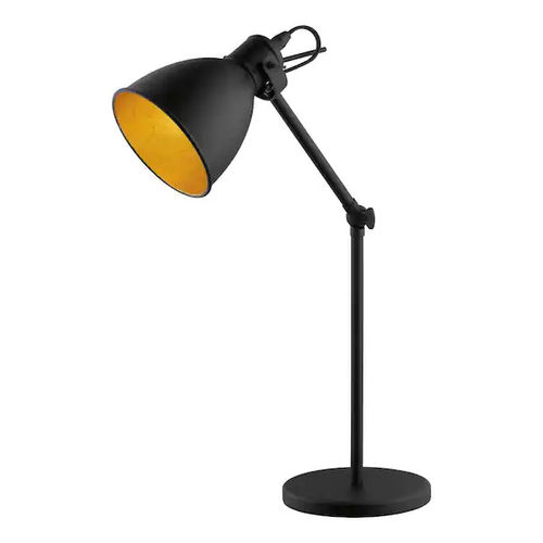 Table Desk Lamp Light Black Modern Lighting Metal Frame Office Bedroom Living Room