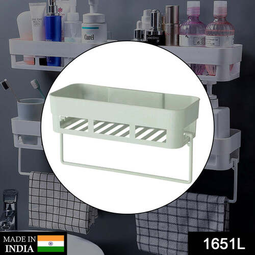 MULTIPURPOSE KITCHEN BATHROOM SHELF WALL HOLDER STORAGE RACK BATHROOM (1651l)