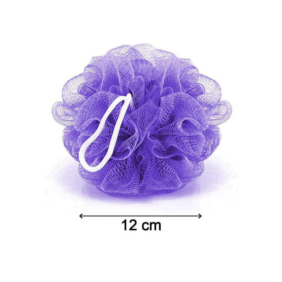 BATH SHOWER LOOFAH SPONGE POUF BODY SCRUBBER (PACK OF 6PCS) (6074)