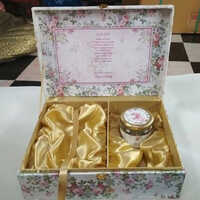 Modern Wedding Card Box - Paper Material, Various Sizes Available, Elegant White Color | Uv Offset Printing, Square Design For Special Occasions