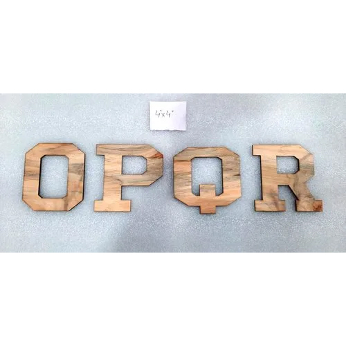 4x4 Inch Wooden Alphabet Letter