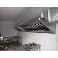 Commercial Kitchen Hood - Stainless Steel, Electric Power Source For Hotels | Efficient Air Removal, Smoke And Odor Elimination