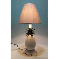 Handmade Table Lamps - Metal, Rectangle Design | Modern White Electric Lighting