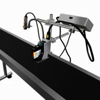 Handheld Inkjet Printer - Plastic, 240x120x100mm, Black & Grey | 3.5inch Touch Screen, Adjustable 1-6 Lines, Ce Certified Conveyor Belt Compatible